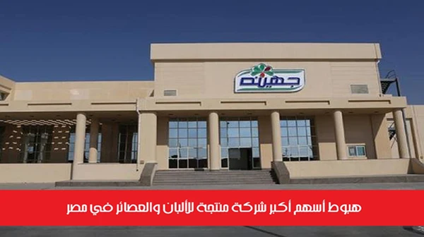 هبوط أسهم أكبر شركة منتجة للألبان والعصائر في مصر